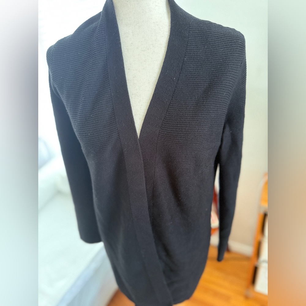 Elegant Black Women's Cardigan